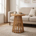 Yardley Round Coffee Table 45cm - Oak
