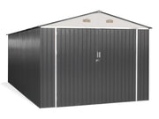 ToughOut Outdoor Garage 19'x10' ft - 6m x 3m x 2.32m - Charcoal