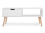 Riley Wooden Coffee Table - White