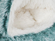 Soft Plush Cat Cave Bed - BLUE