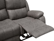 Wilson Manual 2 Seater Recliner Sofa - Brown