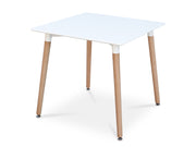 Jean Dining Table Square 80x80cm - White