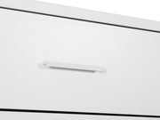 Bram Tallboy 8 Drawer Chest Dresser - White
