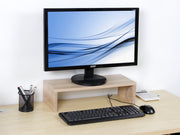 Monitor Stand Desk Storage - Oak