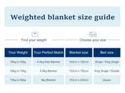 Weighted Blanket 122cm x 183cm 5kg - GREY