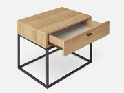 XOAN Wooden Bedside Table - OAK