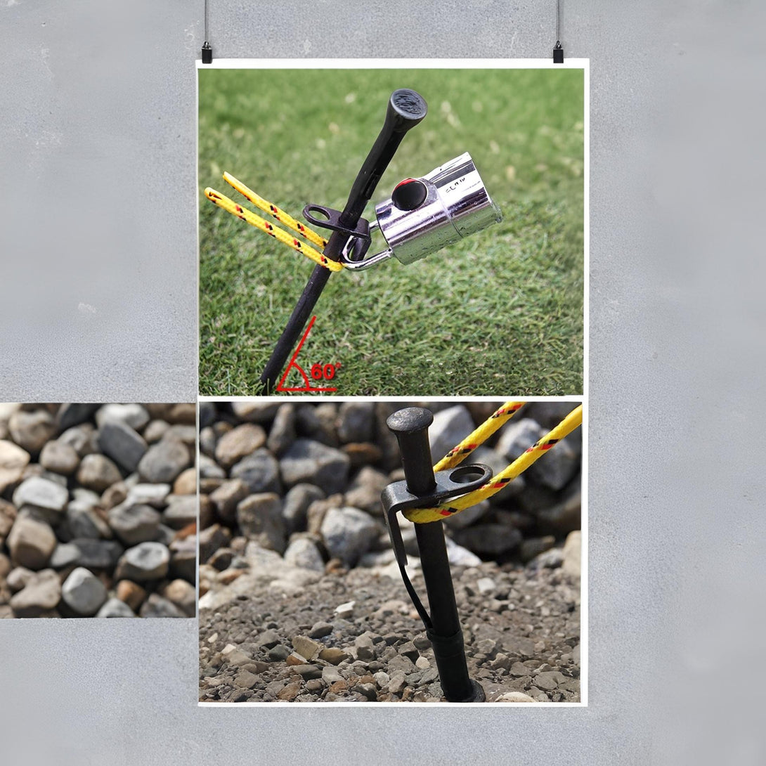 Tent Stakes Gazebo Marquee Pegs - Set of 4