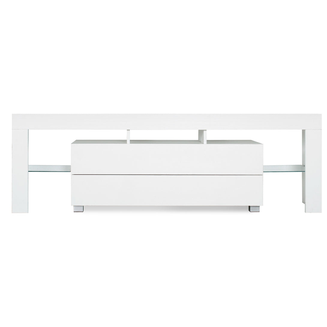Dothan 1.6m LED Entertainment Unit - White