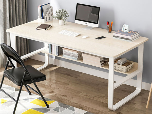 Andrea 140x60cm Computer Desk - White