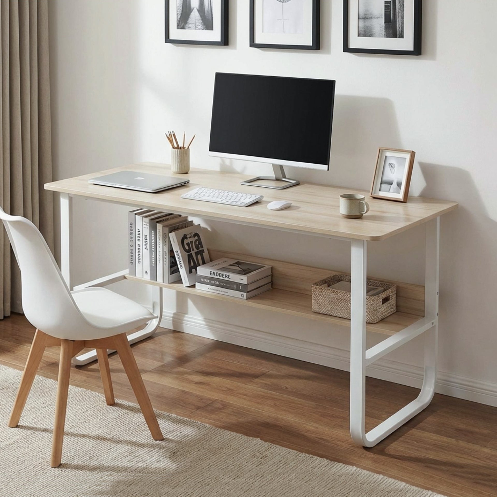 Andrea 120cm Desk - White