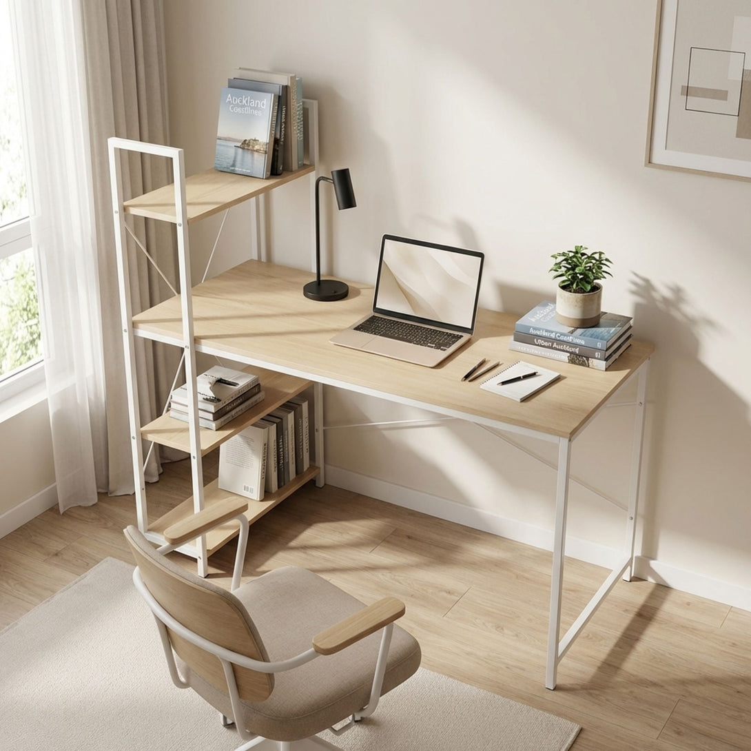 Gavyn 120cm Computer Desk - White