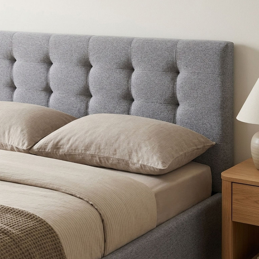 Abigail Double Gas Lift Bed Frame - Grey