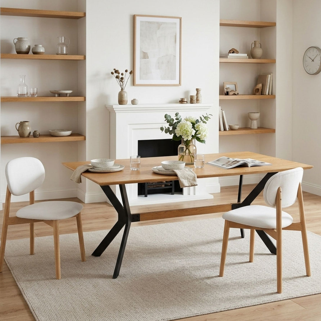 Jacksonn Table Jackson Dining Table 180 x 90cm - Natural