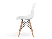 MayaDining Chair Eiffel Tower Replica - Set of 2 - White