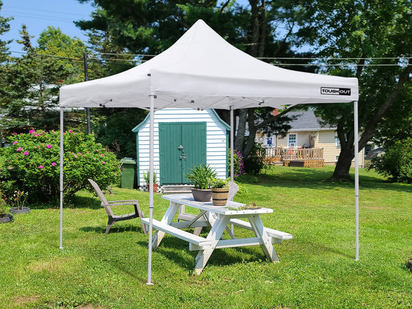 Toughout Breeze Gazebo with 3 Side Walls 3x3m - White