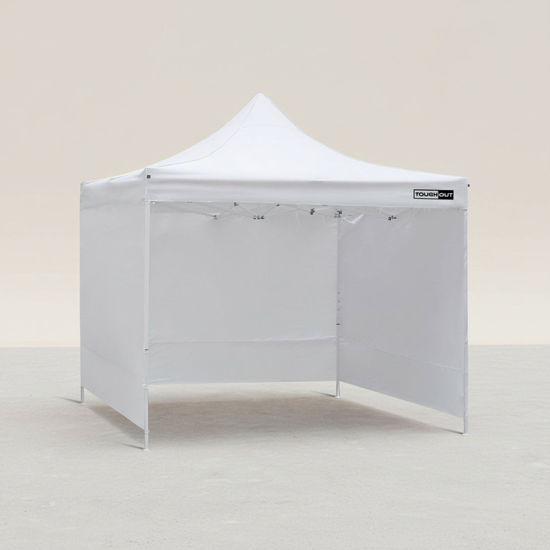 Toughout Breeze Gazebo with 3 Side Walls 3x3m - White