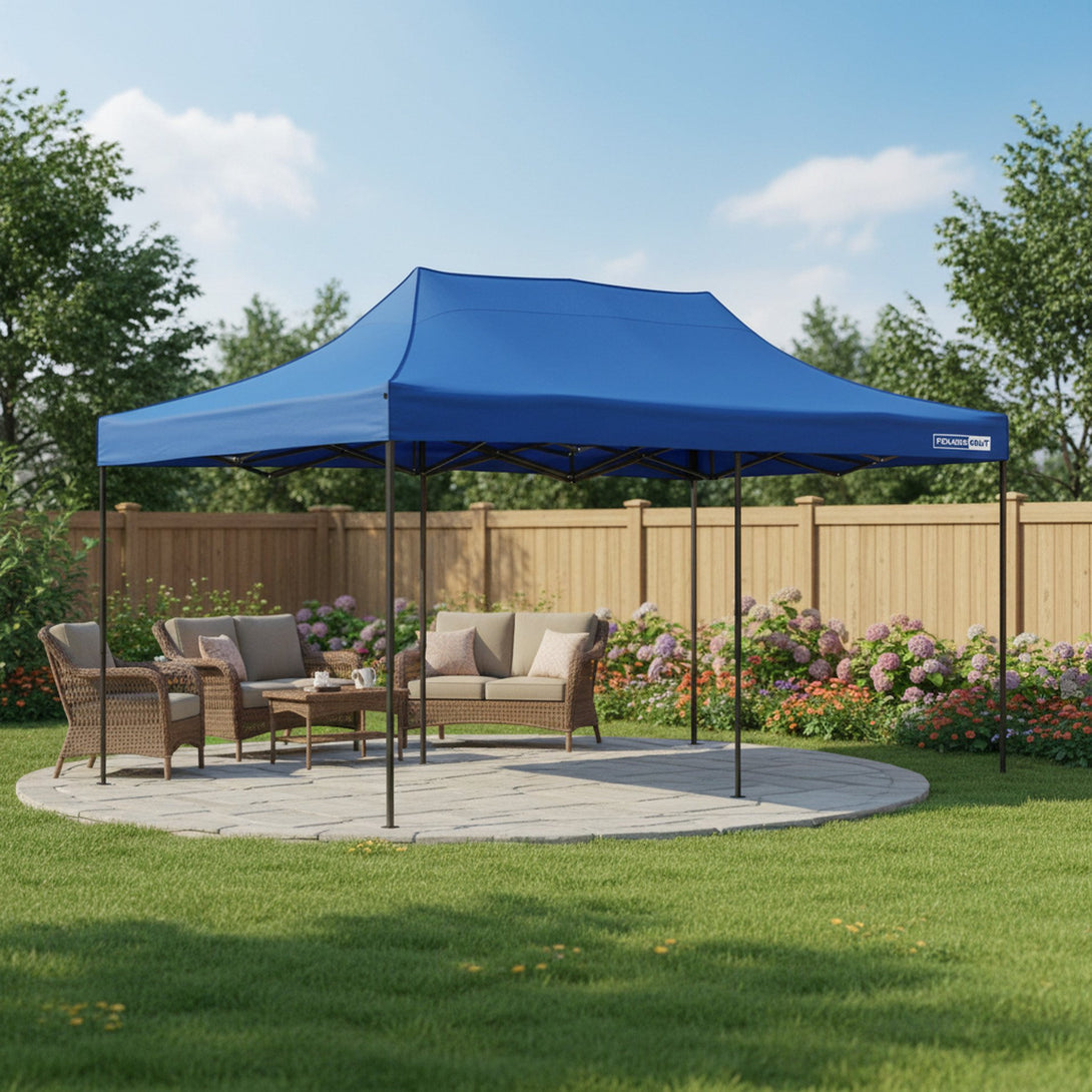 Toughout Breeze Gazebo 3 x 6m - Blue