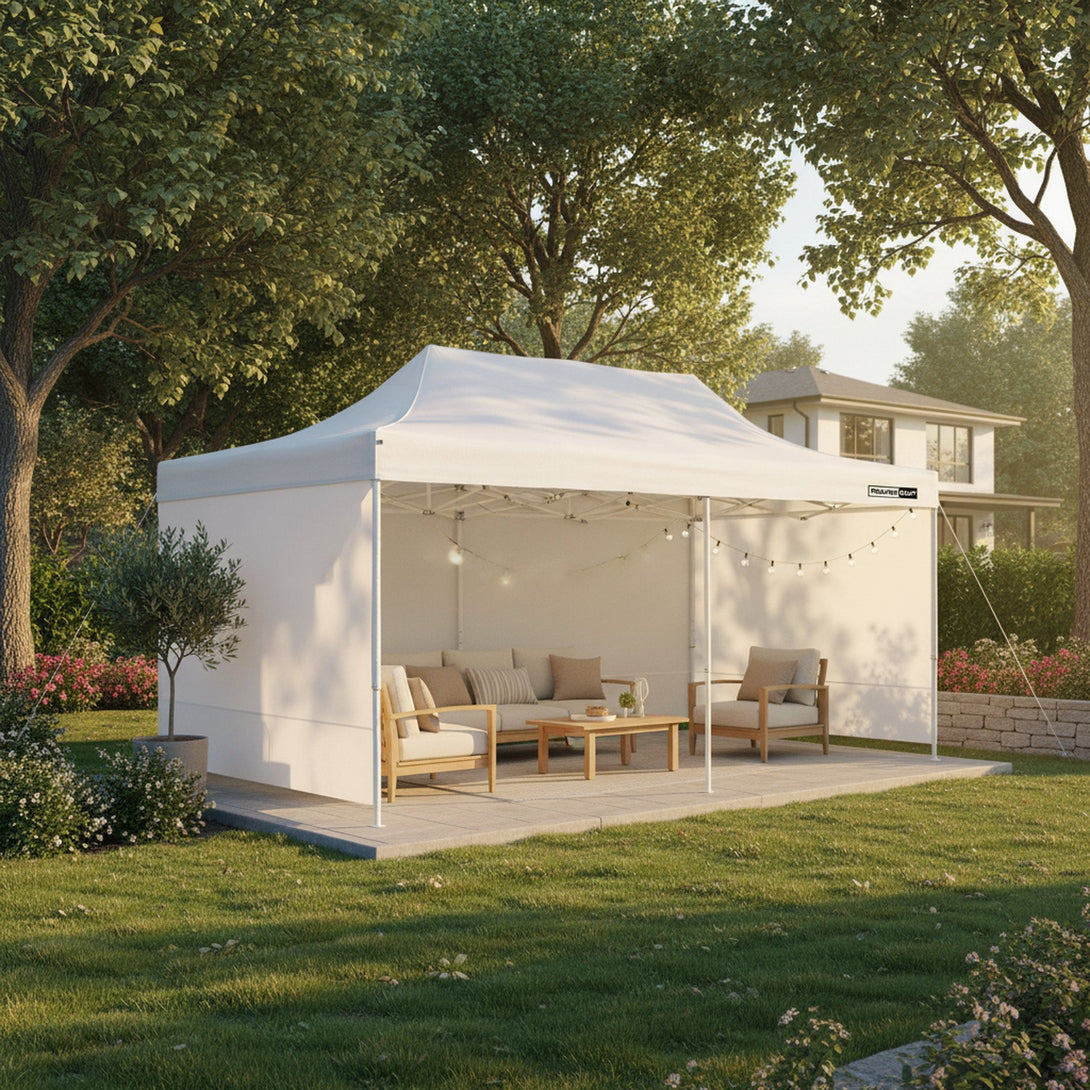 Toughout Breeze Gazebo 3 x 6m - White