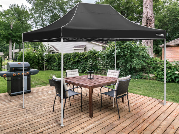 Toughout Thunderstorm Gazebo 3x4.5m - Black