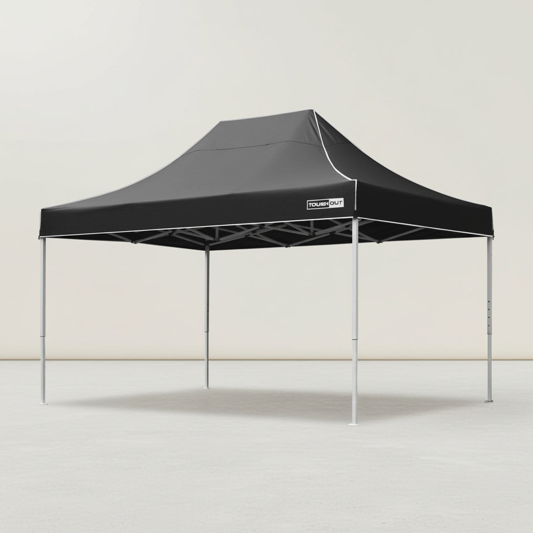 Toughout Thunderstorm Gazebo 3x4.5m - Black