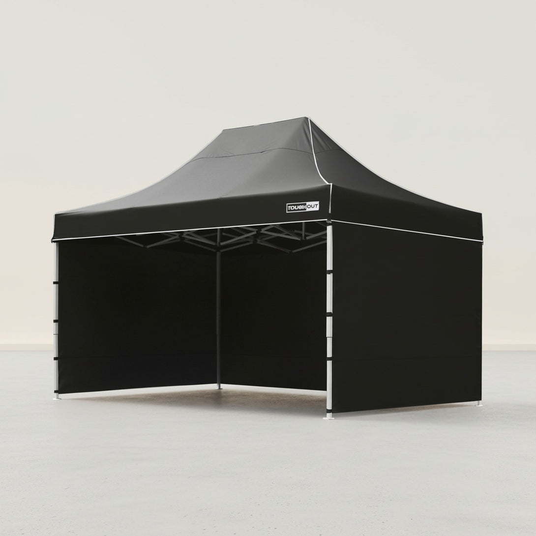 Toughout Thunderstorm Gazebo 3x4.5m - Black
