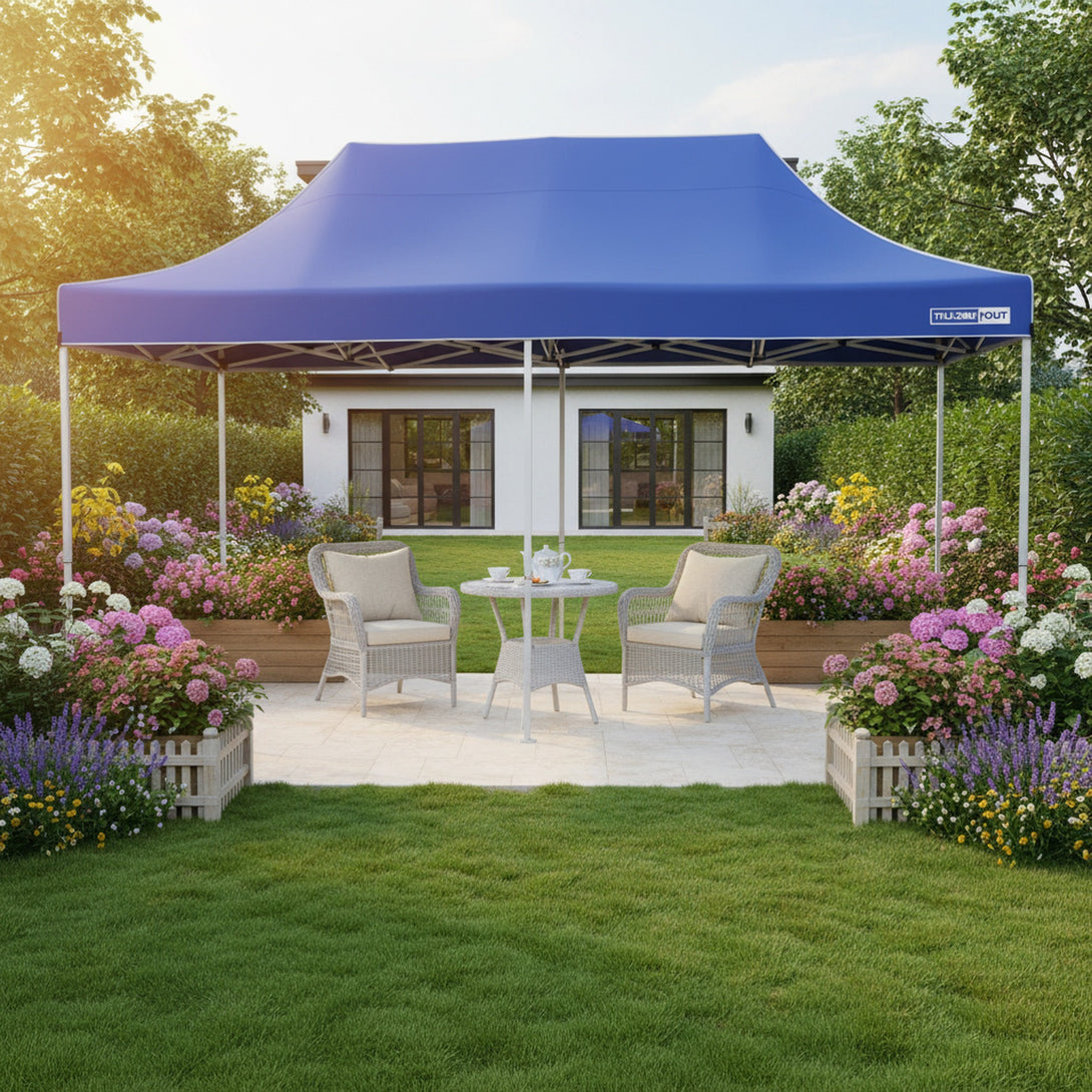 Toughout Thunderstorm Gazebo 3 x 6m - Blue