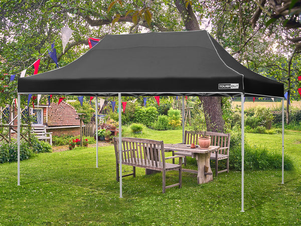 Toughout Thunderstorm Gazebo 3x6m - Black