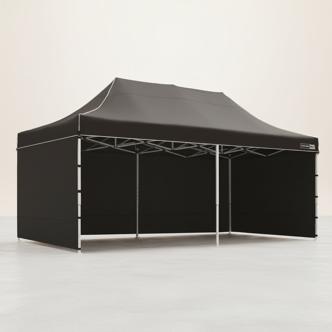 Toughout Thunderstorm Gazebo 3 x 6m - Black