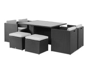 Caicos 9 Piece Outdoor Rattan Furniture Sofa Set