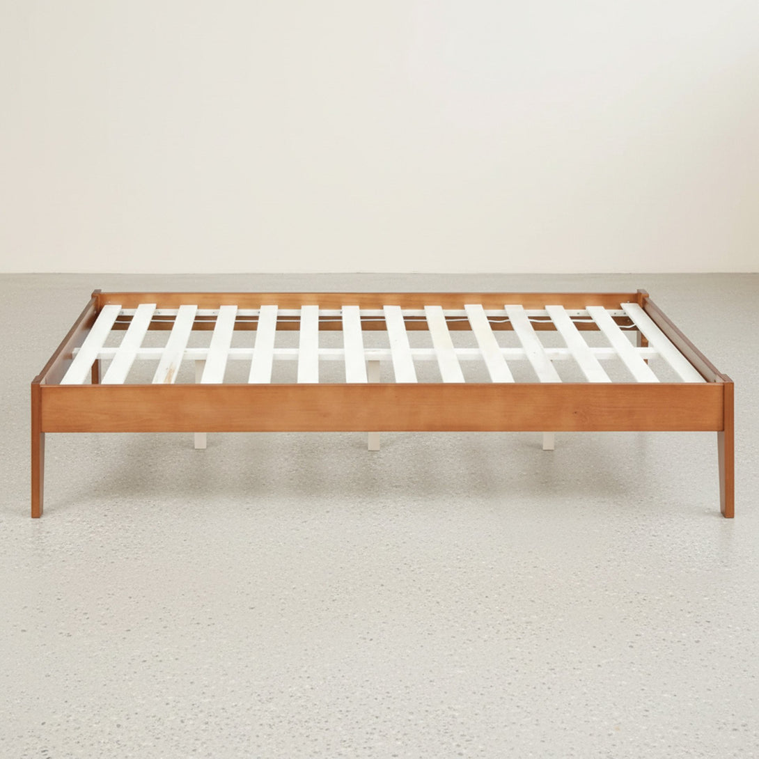 Meri Double Wooden Bed Frame - Oak