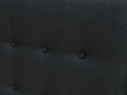 SUSAN QUEEN Fabric Upholstered Headboard - BLACK