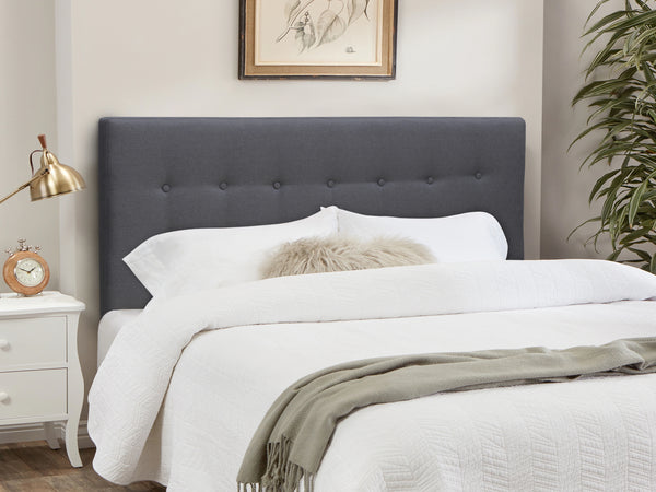 Susan King Fabric Upholstered Headboard - Charcoal