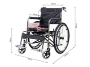 Self-Propelled Wheel Chair with Toilet