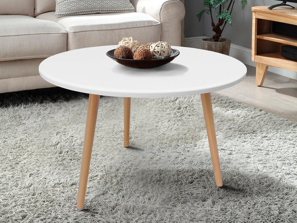 Elza Round Side Table Coffee Table 70cm