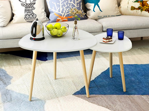 Lonnie Coffee Table Side Table - Set of 2