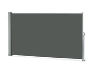 Toughout 1.6m x 3m Retractable Side Awning Screen Shade - Grey