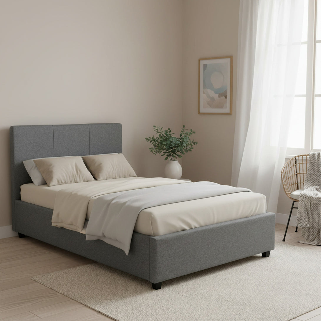 Shasta King Single Bed Frame - Dark Grey