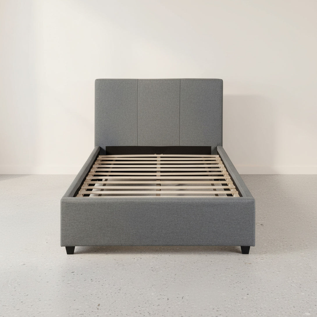 Shasta King Single Bed Frame - Dark Grey