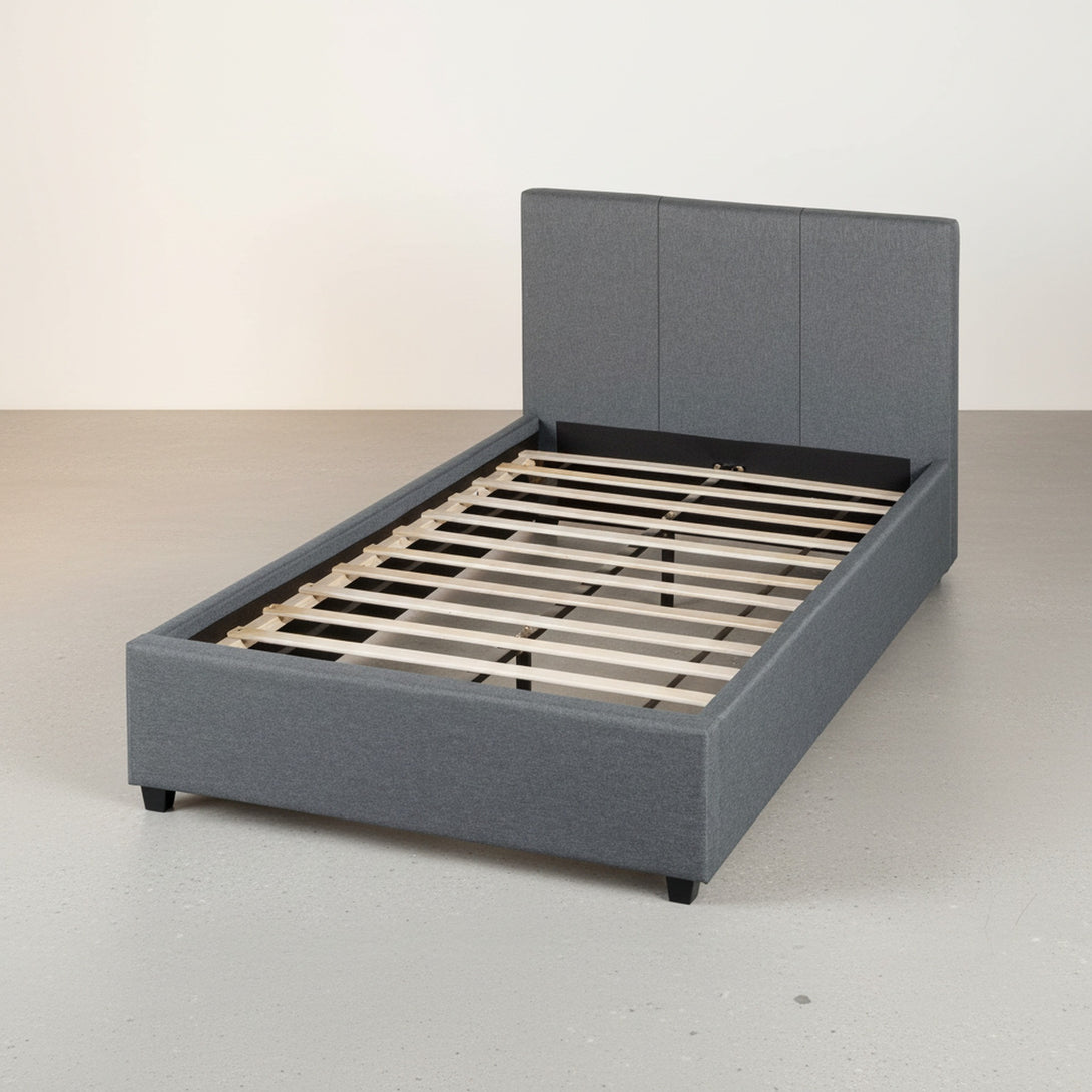 Shasta King Single Bed Frame - Dark Grey