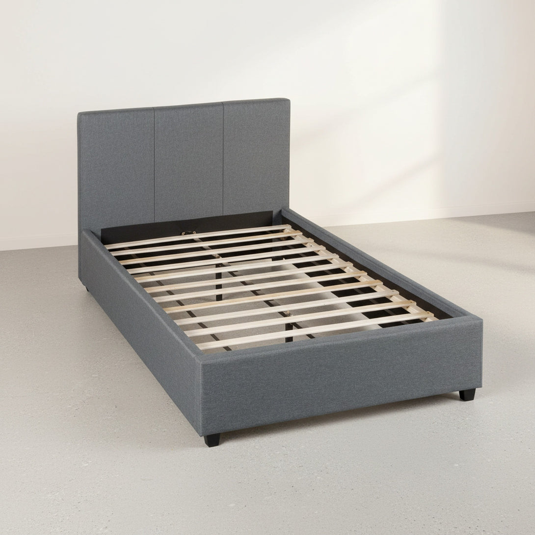 Shasta King Single Bed Frame - Dark Grey