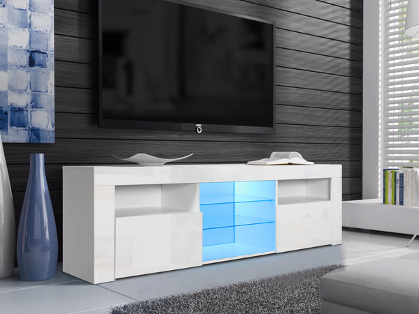 Atka 1.45m Entertainment Unit - White