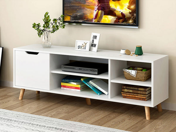 Como 1.2m Entertainment Unit - White