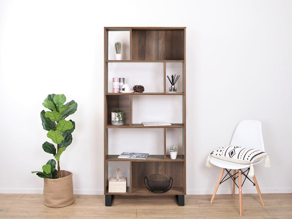 Frohna Bookshelf Display Shelf - Walnut