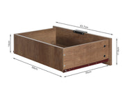 Ocala Sideboard Buffet Table with Drawer - Walnut