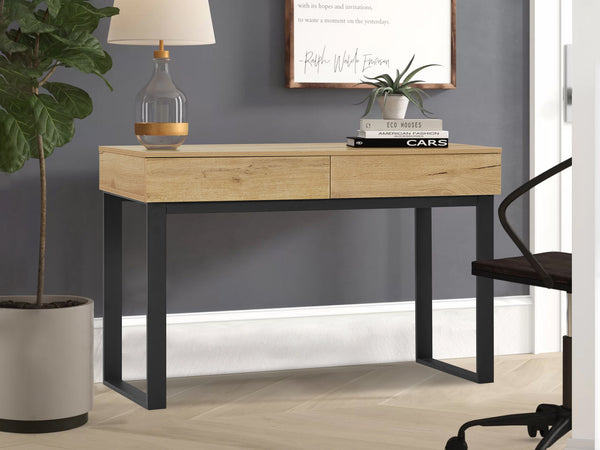 Frohna 120cm Computer Desk - Dark Oak