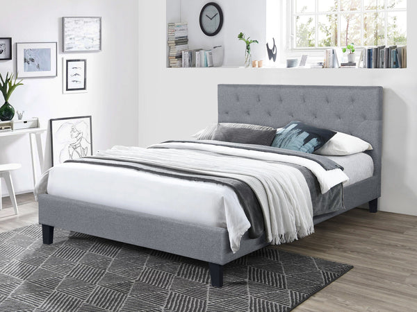 Blane Double Bed - Grey