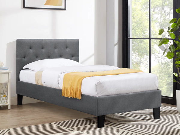 Blane Single Bed - Dark Grey