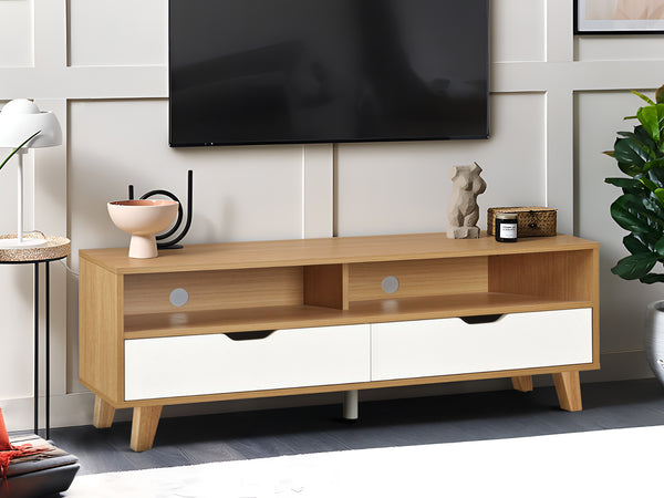 Schertz 1.4m Entertainment Unit - Oak