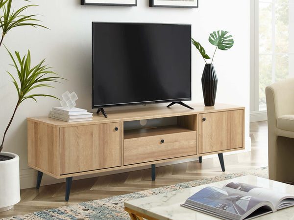 Carson 1.6m Entertainment Unit - Oak