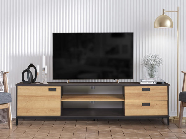 Morris 1.8m Entertainment Unit - Oak